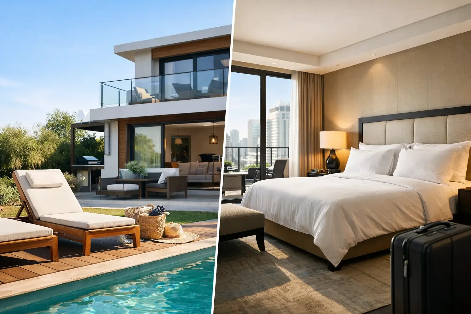 Casa de temporada ou hotel: qual vale mais?