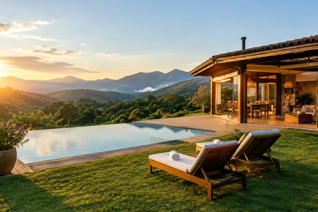 Casa rural de luxo na Serra da Mantiqueira
